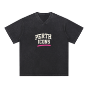 mens, menswear, LimitedEdition,xdrop, perthicons, drop020,vnecktee, snowwash, cottontee,treetstyle, australianbrand, m,washedfinish, relaxedfit, pert,premiumcotton