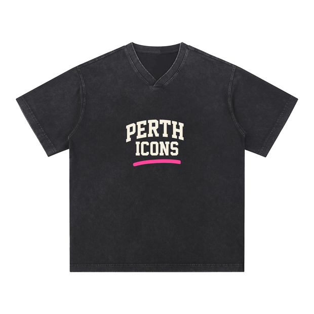 mens, menswear, LimitedEdition,xdrop, perthicons, drop020,vnecktee, snowwash, cottontee,treetstyle, australianbrand, m,washedfinish, relaxedfit, pert,premiumcotton