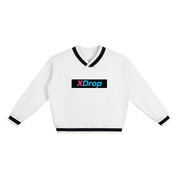 mens, menswear, womenswear,limitededition, corecollection,core collection, v-neck sweats,xdrop core, boxy fit sweater, ,cotton sweatshirt, cropped swe,preppy streetwear, minimalist ,men’s streetwear, women’s stre