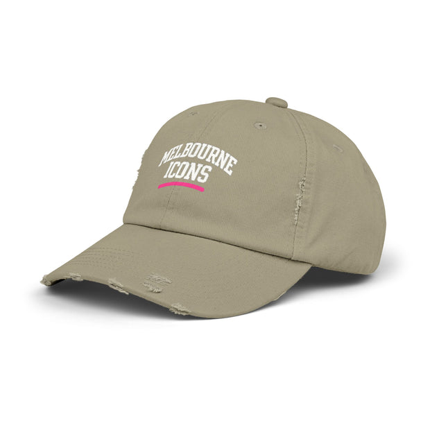 Melbourne Icons Distressed Cap - Vintage Streetwear