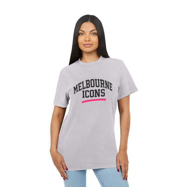 Melbourne Icons Acid Washed Tee