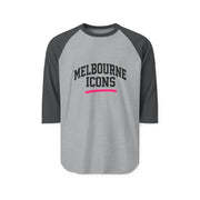 Melbourne Icons Three-Quarter Raglan Shirt