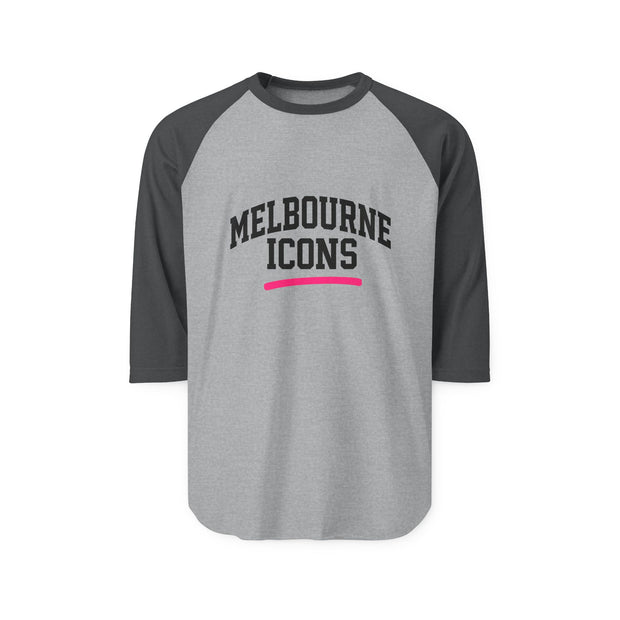 Melbourne Icons Three-Quarter Raglan Shirt