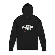 Melbourne Icons Unisex Hooded Long Sleeve Tee