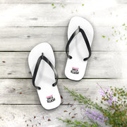 Pretty Icons White Flip Flops
