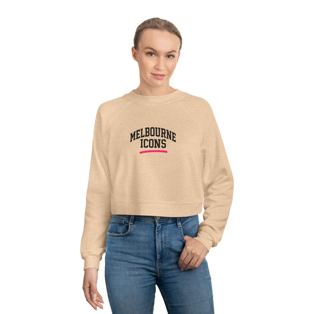 Melbourne Icons Cropped Fleece Pullover