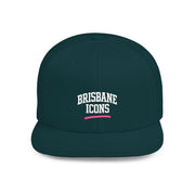 Brisbane Icons Flat Bill Snapback Hat