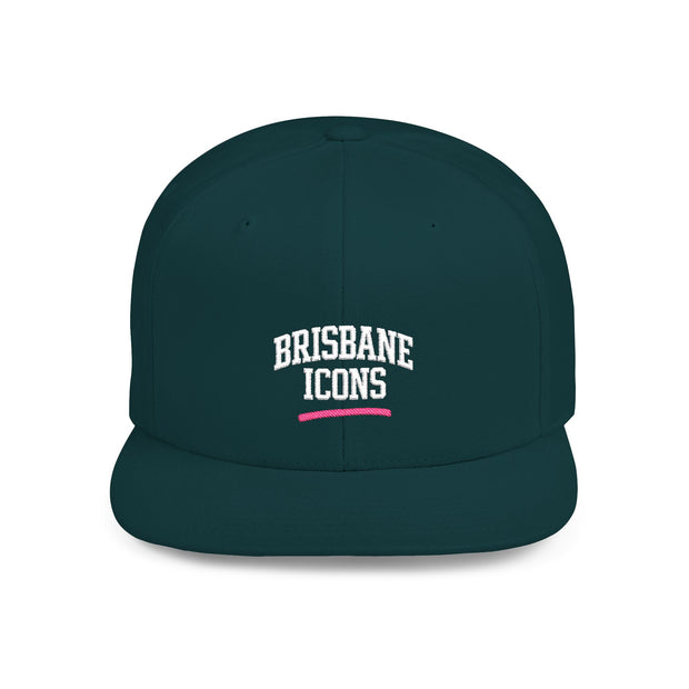 Brisbane Icons Flat Bill Snapback Hat