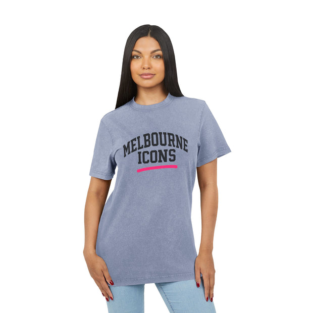 Melbourne Icons Acid Washed Tee