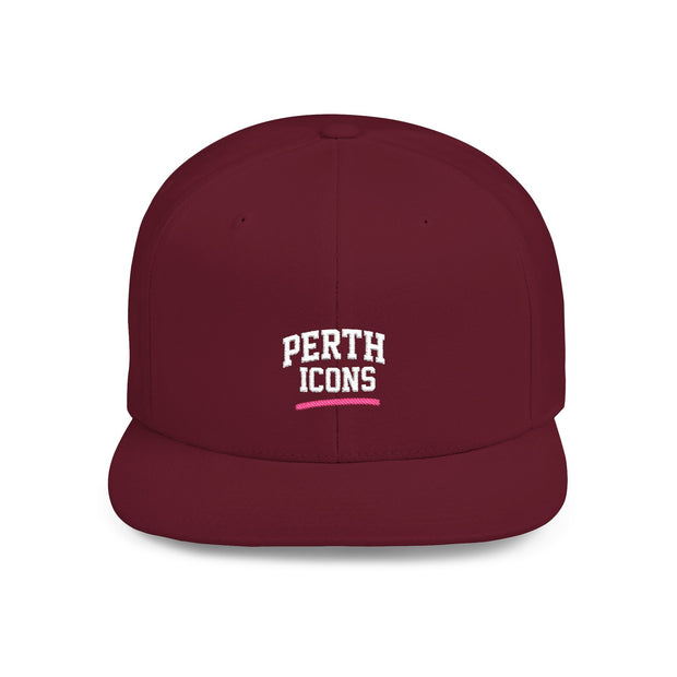 Perth Icons Flat Bill Snapback Hat