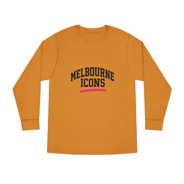Melbourne Icons Longsleeve Tee - Crewneck Fit