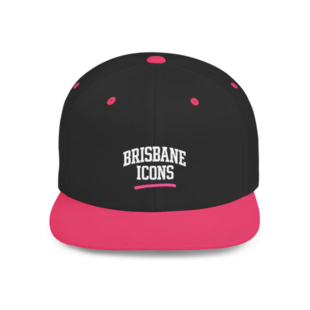 Brisbane Icons Flat Bill Snapback Hat