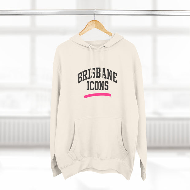 Brisbane Icons Three-Panel Premium Fleece Hoodie