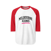 Melbourne Icons Three-Quarter Raglan Shirt