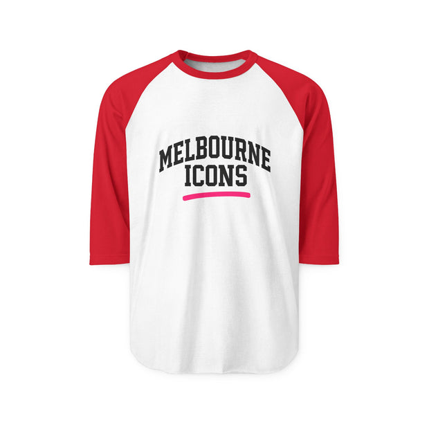 Melbourne Icons Three-Quarter Raglan Shirt