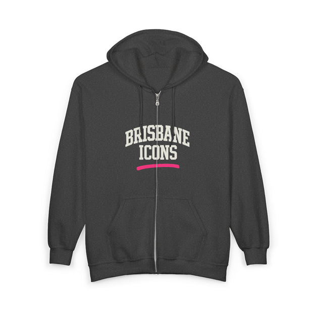 Brisbane Icons Full Zip Hooded Sweatshirt