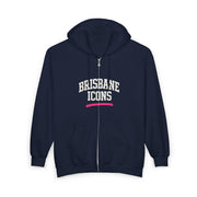 Brisbane Icons Full Zip Hooded Sweatshirt