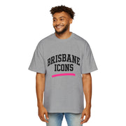 Brisbane Icons Oversized Men’s Streetwear Graphic Tee