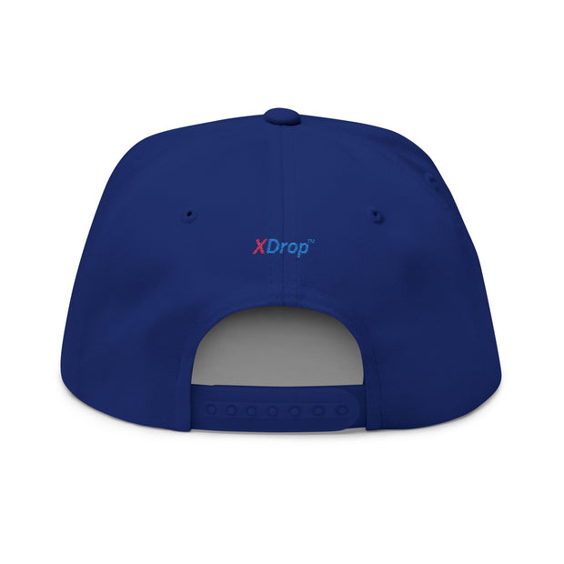 Melbourne Icons Embroidered Flat Bill Cap - Streetwear Snapback