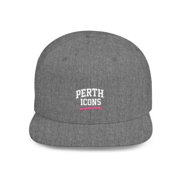 Perth Icons Flat Bill Snapback Hat