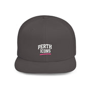 Perth Icons Flat Bill Snapback Hat