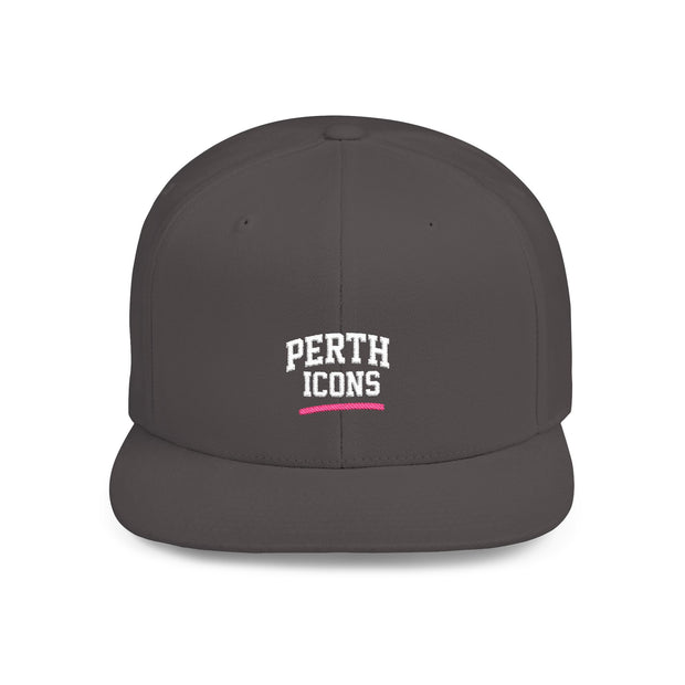 Perth Icons Flat Bill Snapback Hat