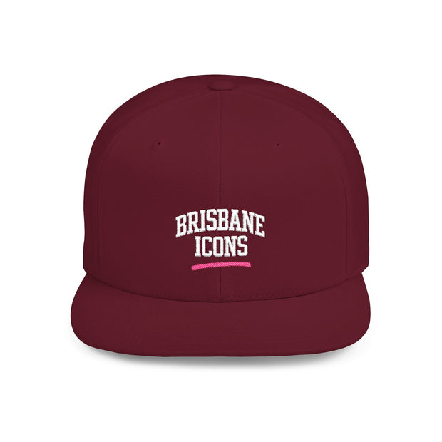 Brisbane Icons Flat Bill Snapback Hat
