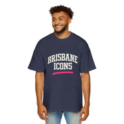 Brisbane Icons Oversized Men’s Streetwear Graphic Tee