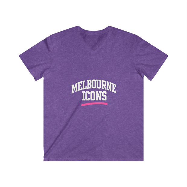Melbourne Icons V-Neck Tee - Fitted Streetwear Essential