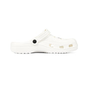 White EVA Foam Clogs with “Petty Icon” Graphic