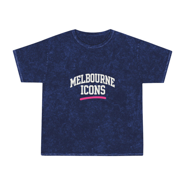 Melbourne Icons Mineral Wash Tee - Vintage Street Style