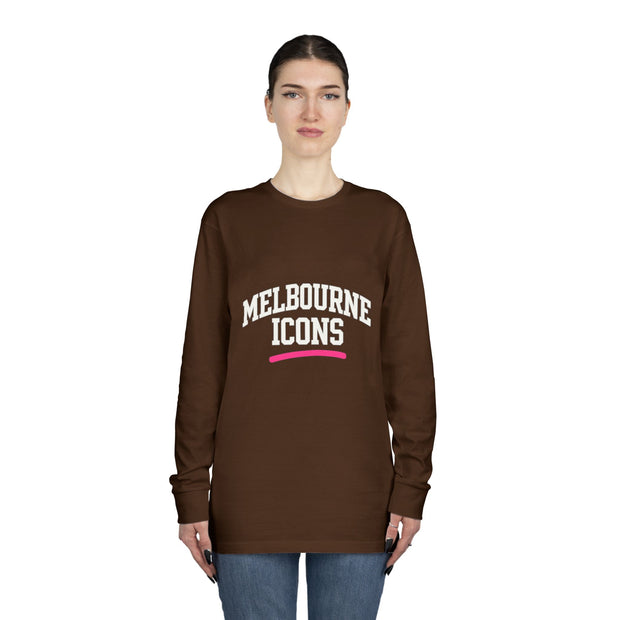 Melbourne Icons Longsleeve Tee - Crewneck Fit