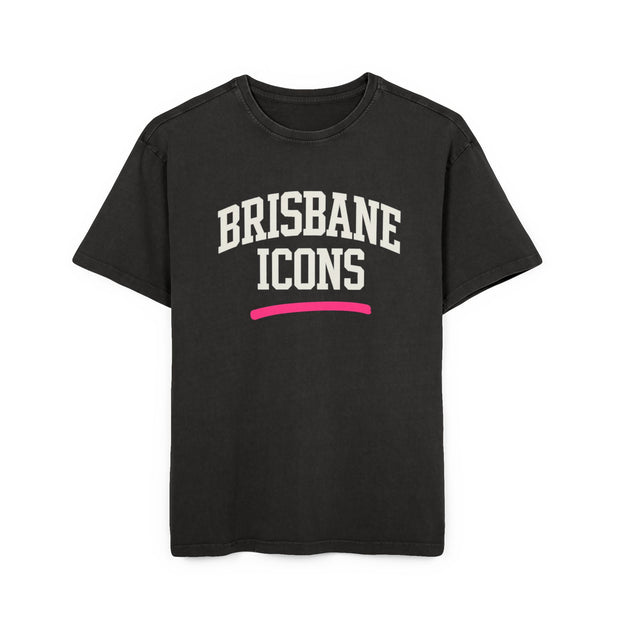 Brisbane Icons Acid Wash Oversized Tee