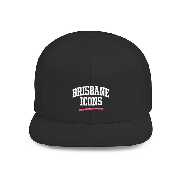 Brisbane Icons Flat Bill Snapback Hat