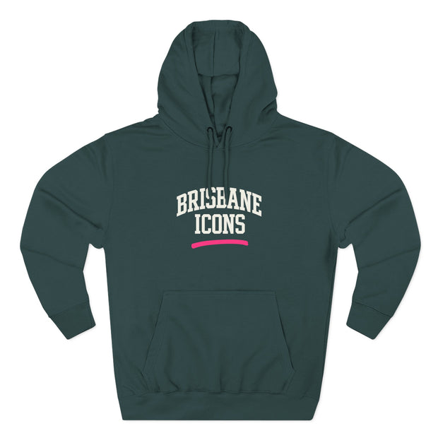 Brisbane Icons Three-Panel Premium Fleece Hoodie