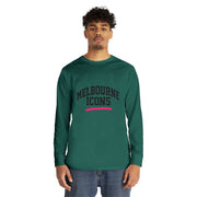 Melbourne Icons Longsleeve Tee - Crewneck Fit