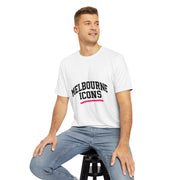 Melbourne Icons Men’s Polyester Tee - Quick-Dry Performance