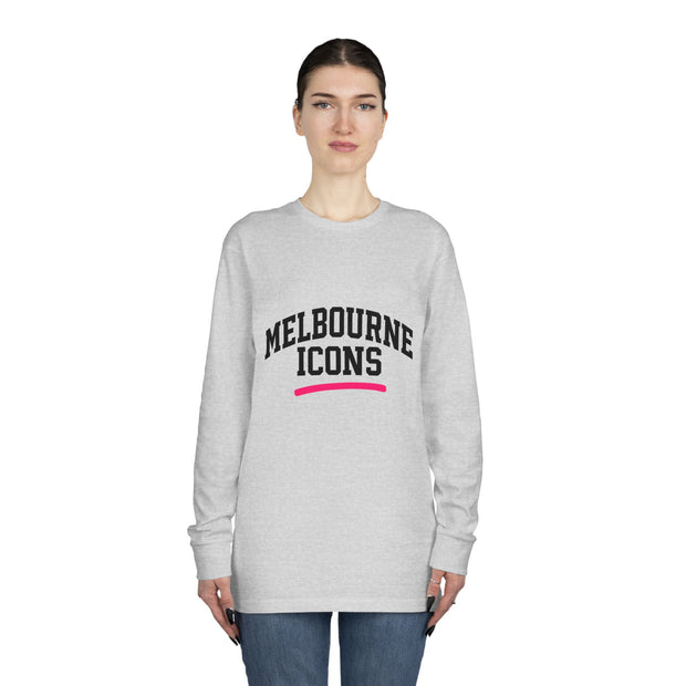 Melbourne Icons Longsleeve Tee - Crewneck Fit