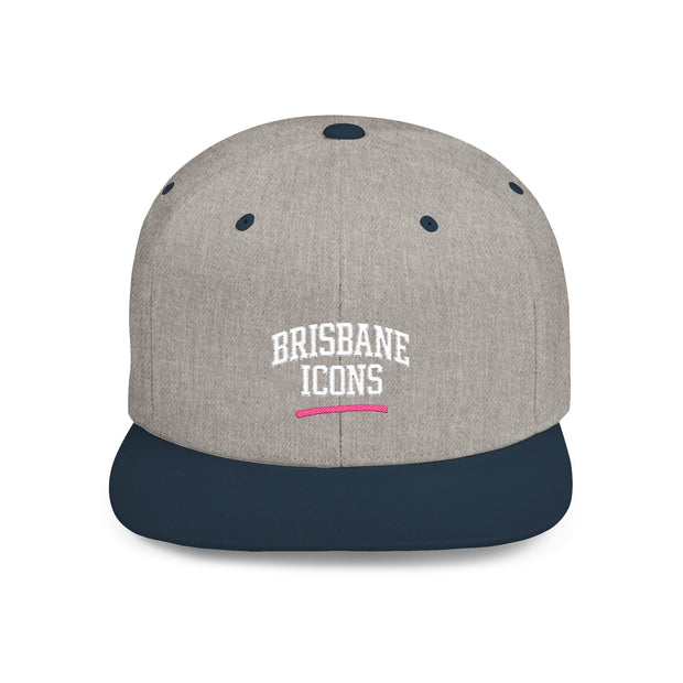 Brisbane Icons Flat Bill Snapback Hat