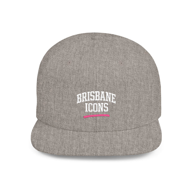 Brisbane Icons Flat Bill Snapback Hat