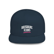 Brisbane Icons Flat Bill Snapback Hat
