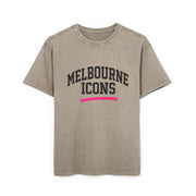 Melbourne Icons Oversize Tee - Acid Wash Style