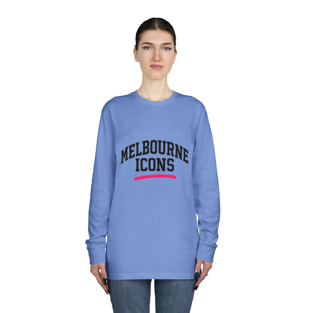 Melbourne Icons Longsleeve Tee - Crewneck Fit