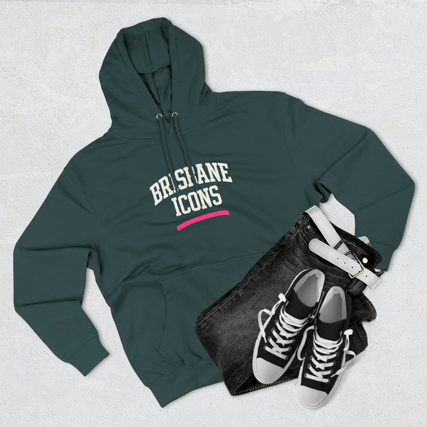 Brisbane Icons Three-Panel Premium Fleece Hoodie
