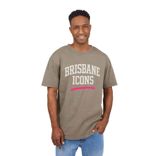 Brisbane Icons Acid Wash Oversized Tee