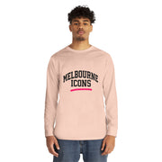 Melbourne Icons Longsleeve Tee - Crewneck Fit