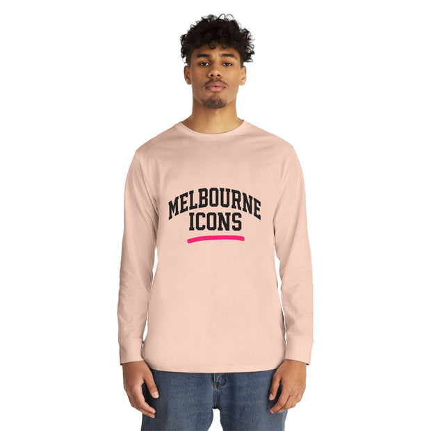 Melbourne Icons Longsleeve Tee - Crewneck Fit