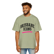 Brisbane Icons Oversized Men’s Streetwear Graphic Tee