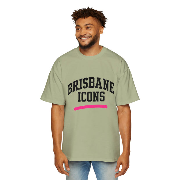 Brisbane Icons Oversized Men’s Streetwear Graphic Tee