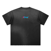 xdrop, menswear, painttee,,sunfade, frayedtee, streetwear,aussiedesign, cottontee, aussi,mens,artisticfit, relaxedfit, handc,dropfashion